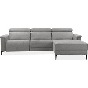 Places of Style Ecksofa "Lund", mit Relaxfunktion, Recamiere und Kopfteilverstellung, Sitzhöhe 48 cm