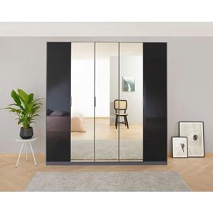 rauch Draaideurkast Kleiderschrank Schrank Garderobe KOLUNA mit Glastüren und Spiegel inclusief 2 binnenladen en extra legplanken made in germany