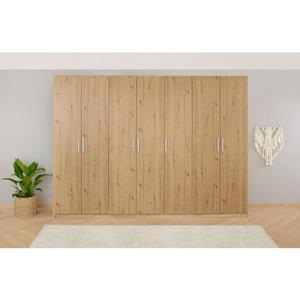 rauch Draaideurkast Kleiderschrank Schrank Garderobe KOLUNA mit Dekor-Front inclusief 2 binnenladen en extra legplanken made in germany