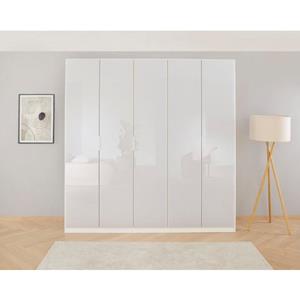 rauch Draaideurkast Kleiderschrank Schrank Garderobe KOLUNA mit hochwertiger Glasfront inclusief 2 binnenladen en extra legplanken made in germany