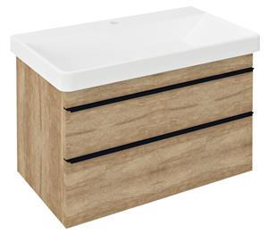 Sapho Sitia wastafelonderkast 76x50x44cm eiken