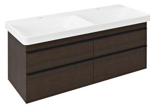 Sapho Sitia wastafelonderkast 116x50x44cm bruin
