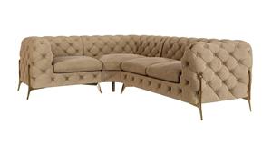 ROPEZ 3-zitshoekbank Chelsea links velvet | 