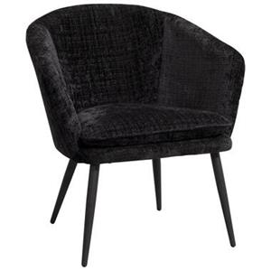 Leen Bakker Fauteuil Cloe - stof - zwart