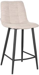 LABEL51 Barkruk Jelt - Naturel - Boucle - Zithoogte 65 | 2.00 stuks