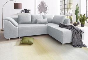 COLLECTION AB Hoekbank Sally L-vorm met en zonder slaapfunctie, inclusief losse rug- en sierkussens