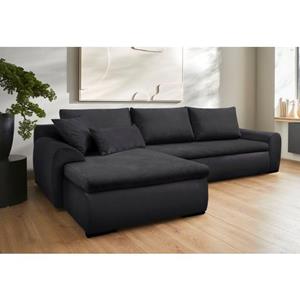 Home affaire Ecksofa "Win", wahlweise mit Bettfunktion und Bettkasten