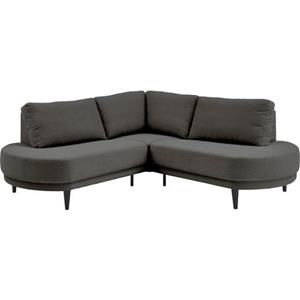 ATLANTIC home collection Ecksofa, wahlweise in beige, mit Wellenunterfederung