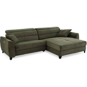 Jockenhöfer Gruppe Hoekbank Double One met 2x 120 cm breed, elektromotorische relaxfuncties