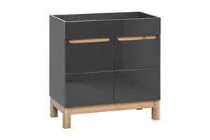 Comad Bali Grey 820 FSC onderkast 60cm eiken/antraciet