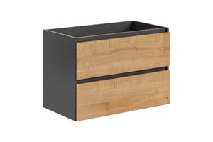 Comad Monako 821 FSC onderkast 80cm eiken/grijs