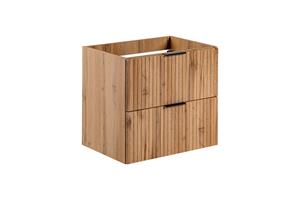 Comad Adele Oak FSC onderkast met ribbelfront 60cm eiken