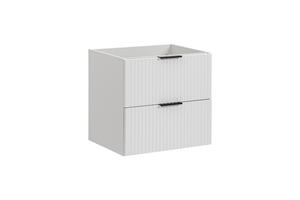 Comad Adele White FSC onderkast met ribbelfront 60cm wit mat