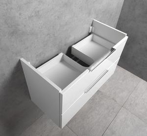 Bruckner Neon onderkast 76x35x45cm wit