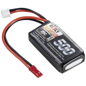 Reely Modellbau-Akkupack (LiPo) 7.4V 500 mAh Zellen-Zahl: 2 25 C Softcase BEC