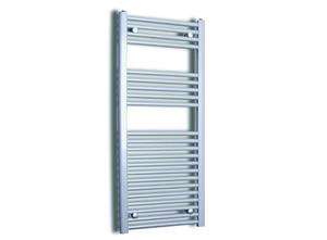 Sanicare design radiator recht 111,8 x 45 cm. zilver grijs