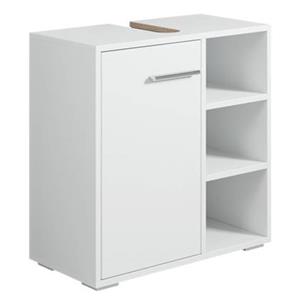 Badplaats Wastafel Onderkast Neptunus 60 x 28 x 60 cm - Wit - Badkamerkast – Staand Wastafelmeubel