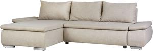 Home affaire Ecksofa "Acra", mit Bettfunktion und Bettkasten, in Mattenoptik