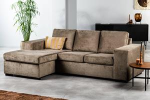 NADUVI Collection 3-zitshoekbank Demi velvet links/rechts | 