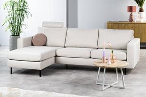 NADUVI Collection 3-zitshoekbank Kimi links/rechts met hoofdsteun | 