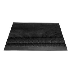 IVOL Deurmat Buiten 61.5 X 91.5 Cm - Borstelmat - Rubber - Zwart