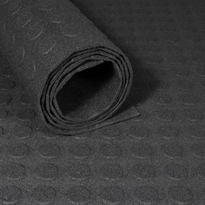 Stockz Gerecyclede Rubbermat Op Rol - Noppen 3 Mm - Breedte 120 Cm