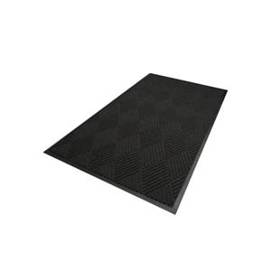 Mountville Mills Europe Waterhog Diamond Deurmat 90x150 Cm - Rubber Rand - Antraciet