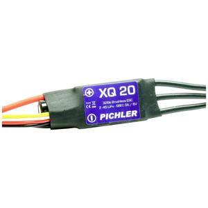 Pichler XQ+ 20 Slim Brushless snelheidsregelaar voor RC vliegtuig Belastbaarheid (max.): 30 A