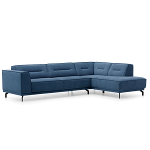 Prominent Hoekbank Bora Donkerblauw Stof