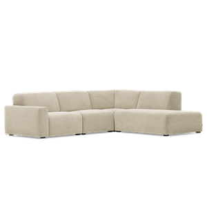 Prominent Hoekbank Soho Beige Stof