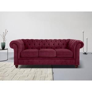 Home affaire Chesterfield-Sofa "Chesterfield", mit Knopfheftung, auch in Leder