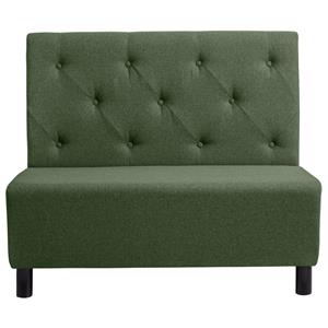 Vega 2-persoons bank Lerida II incl. poten; 118x62x102 cm (BxDxH); groen