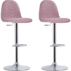 byLIVING Barhocker "Casino 01", (Set, 2 St.), drehbar mit Höhenverstellung, Bezug in Webstoff, Metall-Gestell