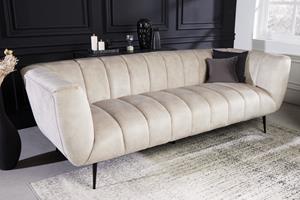 Invicta Interior Sofa Noblesse 225cm champagne zwart/ 43266