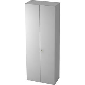 Kast TOPAS LINE, Garderobekast, 6 ordnerhoogten, B 800 mm, lichtgrijs