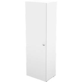 Schäfer Shop Genius Garderobekast TETRIS WALL, 1 legbord, deuraanslag links, B 600 x D 440 x H 1880 mm, wit