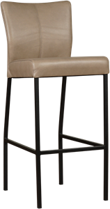ShopX Leren barstoel revolt hoog 424 bruin, bruin leer, bruine barkruk