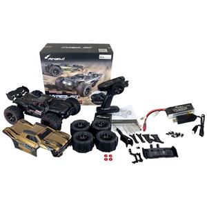 Amewi Hyper GO Schwarz, Gold Brushless 1:14 RC Modellauto Elektro Truggy Allradantrieb (4WD) RtR 2,4