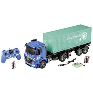 carsonmodellsport Carson Modellsport MB Arocs mit Container 1:20 RC Einsteiger Funktionsmodell LKW