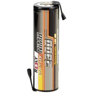 NiMH accupack NiMH AA (penlite) 1.2 V 2300 mAh Met soldeerlip