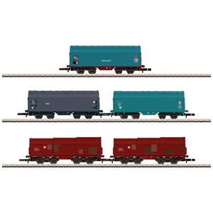 Märklin 86358 Z set van 5 goederenwagens van de SNCB