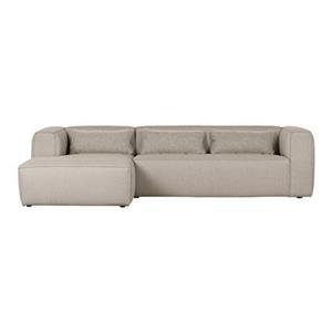 Woood Exclusive Bean Hoekbank Links - Polyester - Beige