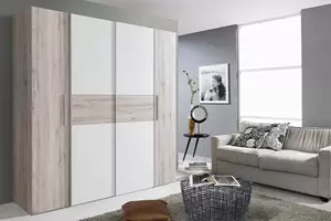 WOONENZO Kledingkast Kalix (200 cm)