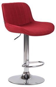 KantoormeubelenPlus Barkruk Mandal Stof C, Rood