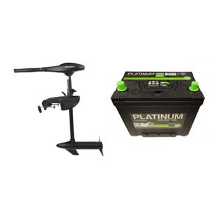 Amarew Fluistermotor 86LBS + 2x 110ah accu