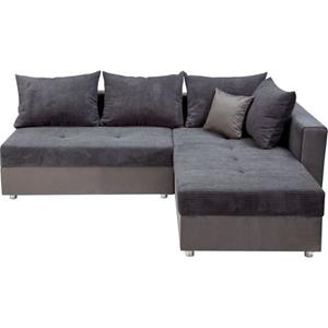 COLLECTION AB Ecksofa "30 Jahre Jubiläums-Modell Italia", mit Bettfunktion und Bettkasten, in Cord-Samt Mix