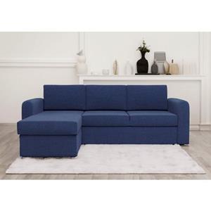 Home affaire Ecksofa "Delaware", ausziehbar, mit Bettfunktion und Stauraum