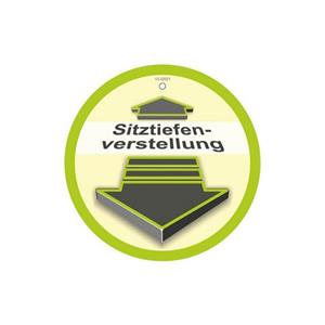 Jockenhöfer Gruppe Hoekbank Le Mans, mit elektromotorischer Sitztiefenverstellung (30 cm)