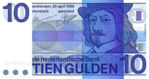 Munt-Online Bankbiljet 10 gulden 1968 Frans Hals UNC