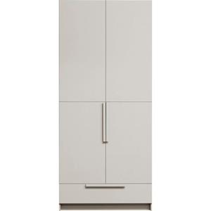 WOOOD Kleiderschrank "Pure - 2 Drs Hangkast - Splitdeur Grenen Dust"